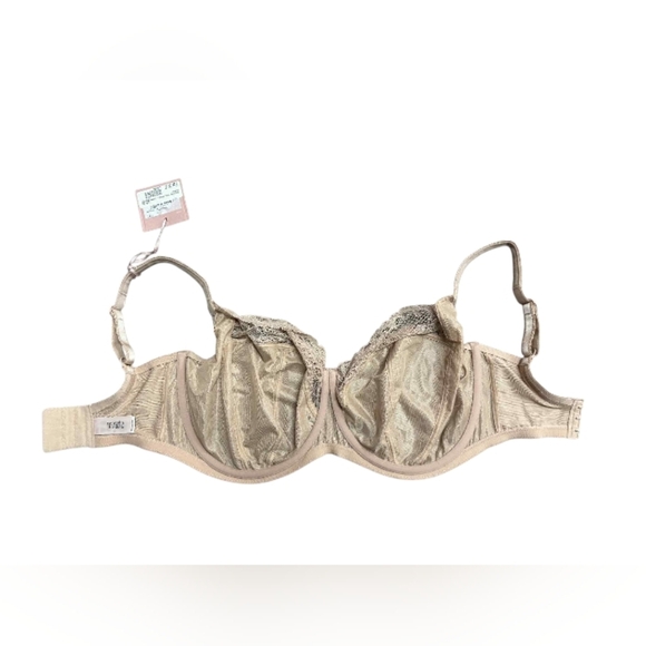 Panache NWT Balconnet Jasmine Bra Caramel Nude Lace Size 30JJ - Picture 3 of 6